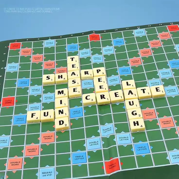 2-4 English Spelling Solitaire Square Alphabet Chess Children'S Early Education English Alphabet Scrabble Puzzle Board Game - Image 5